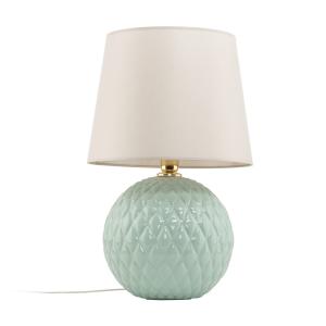 Lampka na szafkę nocną SANTANA beżowy abażur - 5904