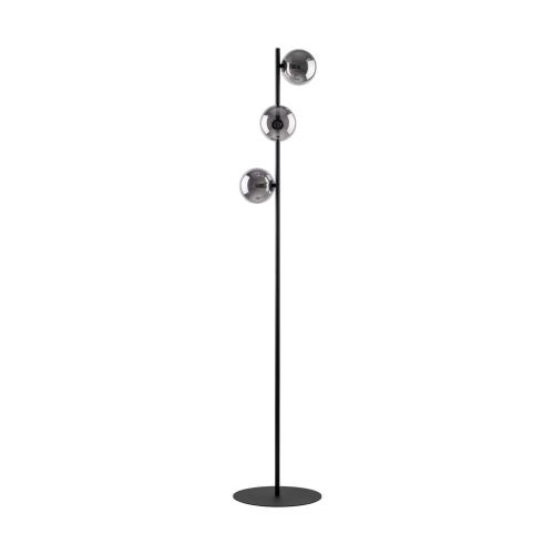 Lampa podłogowa ESTERA czarna podstawa i grafitowe klosze kulki 3xG9 5717 TK Lighting
