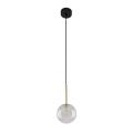 Lampa wisząca ze złotymi elementami NILOS czarno-złoty 1xG9 5941 TK Lighting