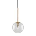 Lampa wisząca ze złotymi elementami NILOS czarno-złoty 1xG9 5941 TK Lighting