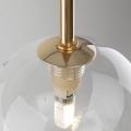 Lampa wisząca ze złotymi elementami NILOS czarno-złoty 1xG9 5941 TK Lighting