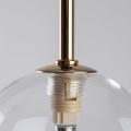 Lampa wisząca ze złotymi elementami NILOS czarno-złoty 1xG9 5941 TK Lighting