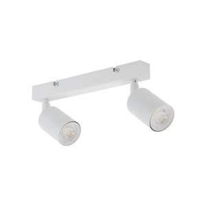 Lampa sufitowa biała 2x reflektorki na listwie TOP WHITE 6198 TK Lighting