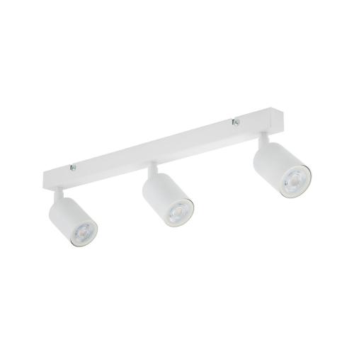 Lampa sufitowa biała  3x reflektorki na listwie TOP WHITE 6873 TK Lighting