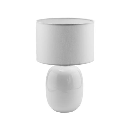Lampka nocna biała szklana z abażurem MELODY WHITE 5985 TK Lighting