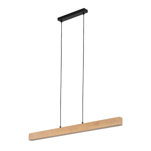 Lampa wisząca podłużna szer. 96cm z drewna TEO LED M 6615 TK Lighting