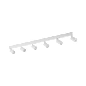 Lampa sufitowa biała reflektorki na listwie 6xGU10 TOP WHITE 6878 TK Lighting
