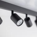 Lampa sufitowa czarna reflektorki na listwie 6xGU10 TOP BLACK 6178 TK Lighting