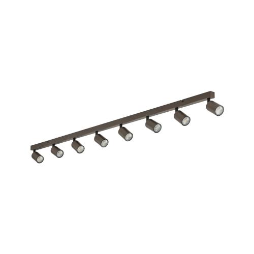 Lampa sufitowa reflektorki na listwie 8xGU10 TOP BROWN - 6184