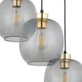 Lampa wisząca z 3 szkalnymi kloszami na E27 OMEGA 4573 TK Lighting