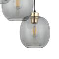 Lampa wisząca z 3 szkalnymi kloszami na E27 OMEGA 4573 TK Lighting