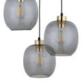 Lampa wisząca z 3 szkalnymi kloszami na E27 OMEGA 4573 TK Lighting