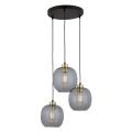 Lampa wisząca z 3 szkalnymi kloszami na E27 OMEGA 4573 TK Lighting