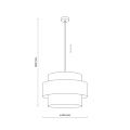 Lampa wisząca średnica 50cm E27 TRIO 2783 TK Lighting