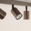 Lampa sufitowa brązowa 127cm z sześcioma spotami 6xGU10 TOP 6183 TK Lighting