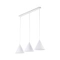 Lampa wisząca potrójna na belce biała CONO 10011 TK Lighting