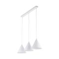 Lampa wisząca potrójna na belce biała CONO 10011 TK Lighting