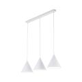 Lampa wisząca potrójna na belce biała CONO 10011 TK Lighting