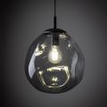 Lampa wisząca ze szklanym, grafitowym kloszem SOL 10084 TK Lighting