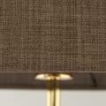 Lampa podłogowa z elegancką, złotą nogą UMBERTO E27  brązowy klosz 16031 TK Lighting
