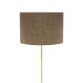 Lampa podłogowa z elegancką, złotą nogą UMBERTO E27  brązowy klosz 16031 TK Lighting