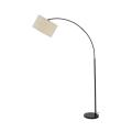 Lampa podłogowa nowoczesna ZENITH E27 z lnianym abażurem 16023 TK Lighting