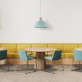 Pojedyncza lampa wisząca z metalowym, miętowym kloszem w stylu retro CAP MINT 5901 TK Lighting