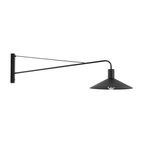 Kinkiet ścienny w stylu Loft z serii JUMP metalowy czarny klosz na E27  6638 TK Lighting