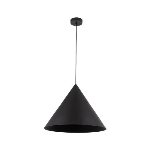 Lampa wisząca w stylu minimalistycznym CONO BLACK, czarny stylowy klosz z gwintem E27 10059 TK Lighting