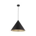 Lampa wisząca w stylu minimalistycznym CONO BLACK, czarny stylowy klosz z gwintem E27 10059 TK Lighting