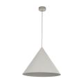 Lampa wisząca CONO BEIGE do nowoczesnych pomieszczeń, pojedynczy zwis z kloszem, żarówka E27 10061 TK Lighting
