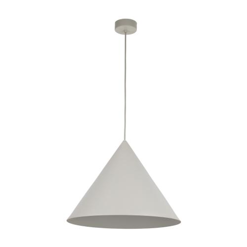 Lampa wisząca CONO BEIGE do nowoczesnych pomieszczeń, pojedynczy zwis z kloszem, żarówka E27 10061 TK Lighting