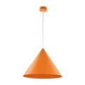Lampa wisząca CONO ORANGE w nowoczesnym stylu, do salonu na E27, stożkowy klosz z gwintem na E27 10088 TK Lighting