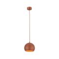 Lampa wisząca ZOE S w nowoczesnym ceglanym kolorze do salonu 10174 TK Lighting