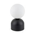 Lampka nocna z mlecznym kloszem MIKI BLACK 16044 TK Lighting