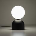 Lampka nocna z mlecznym kloszem MIKI BLACK 16044 TK Lighting