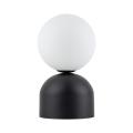 Lampka nocna z mlecznym kloszem MIKI BLACK 16044 TK Lighting