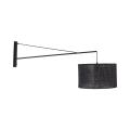 Kinkiet ścienny GLORII czarny z wiszącym  abażurem, gwint E27 6639 TK Lighting