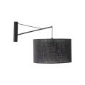 Kinkiet ścienny GLORII czarny z wiszącym  abażurem, gwint E27 6639 TK Lighting