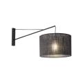 Kinkiet ścienny GLORII czarny z wiszącym  abażurem, gwint E27 6639 TK Lighting