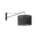 Kinkiet ścienny GLORII czarny z wiszącym  abażurem, gwint E27 6639 TK Lighting