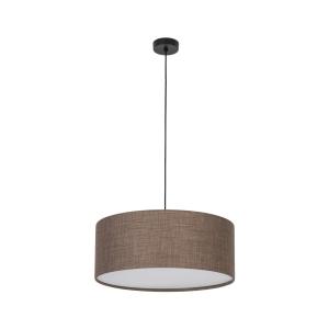 Lampa wiszącą z serii EARTH z brązowym abażurem Ø50 cm na 3*E27 - 10101
