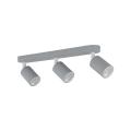 Sufitowe reflektorki na listwie LIVIA GRAY z regulacją 3*Gu10 10242 TK Lighting