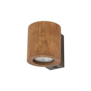 Kinkiet ścienny EVE WOOD ORZECH pojedynczy na GU10 - 10124