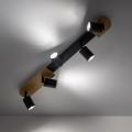 Lampa sufitowa z 5 reflektorkami na GU10 COVER WOOD 5777 TK Lighting