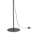 Lampa podłogowa czarna z 3 reflektorkami i osobnymi włącznikami TOP 16064 TK Lighting