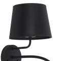 Nowoczesny dwupunktowy kinkiet ścienny z serii MAJA BLACK z włącznikiem 2537 TK Lighting
