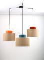 Lampa wisząca kolorowa typu pająk DUO MIX BIG 3xE27 - 1543