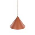 Lampa wisząca CONO w kolorze ceglanym do nowoczesnego salonu, gwint na E27 10089 TK Lighting
