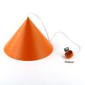 Lampa wisząca CONO ORANGE w nowoczesnym stylu, do salonu na E27, stożkowy klosz z gwintem na E27 10088 TK Lighting